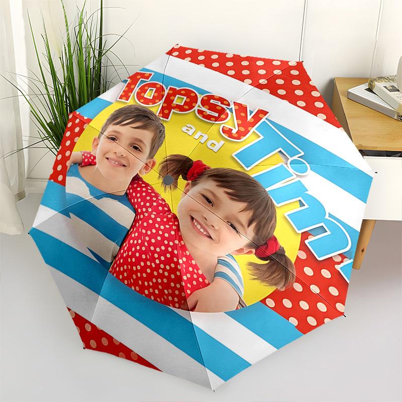 

Topsy, TimThemed Automatic Opening and Closing Umbrella 8 Ribs, Suitable for Leisure and Going Out, Outdoor Accessory, Gothic Style, Fashi