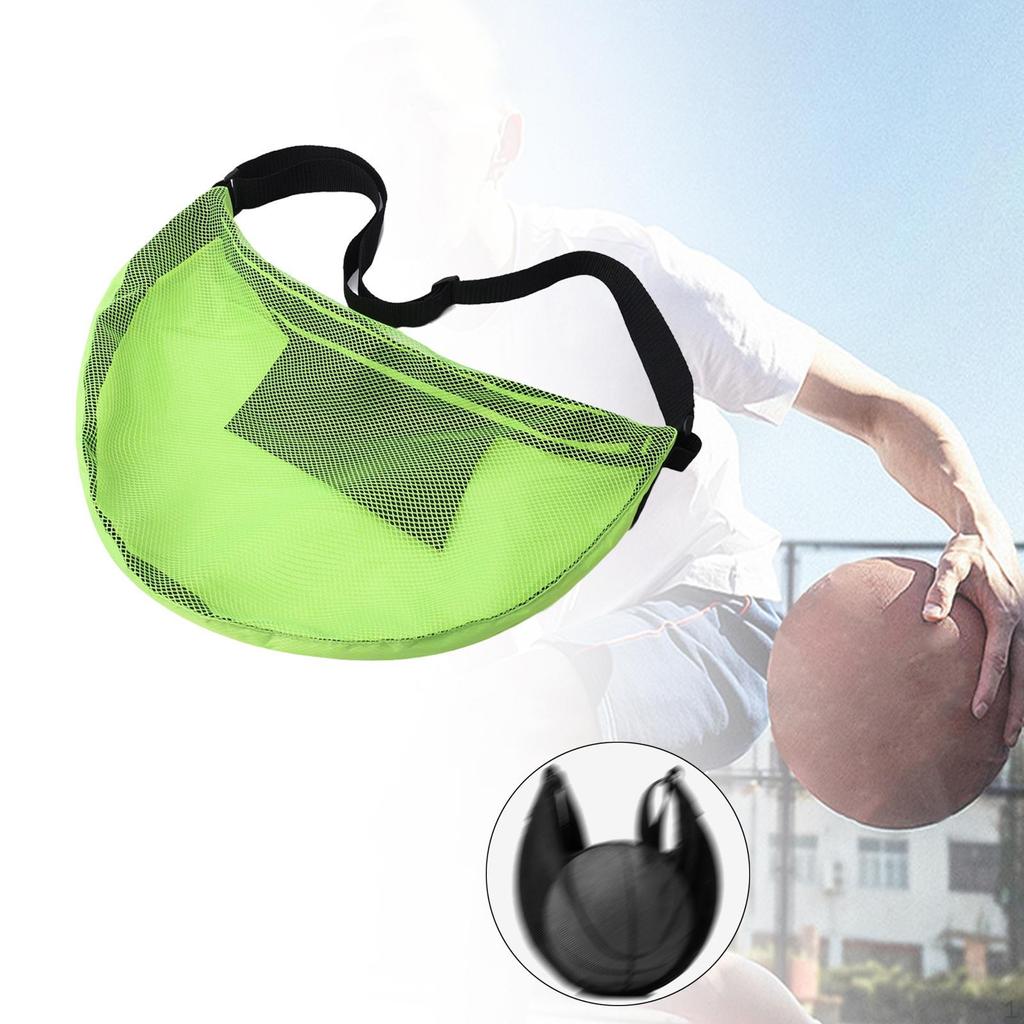 Basketball Storage Carrier Bag with Net for Sports Activities