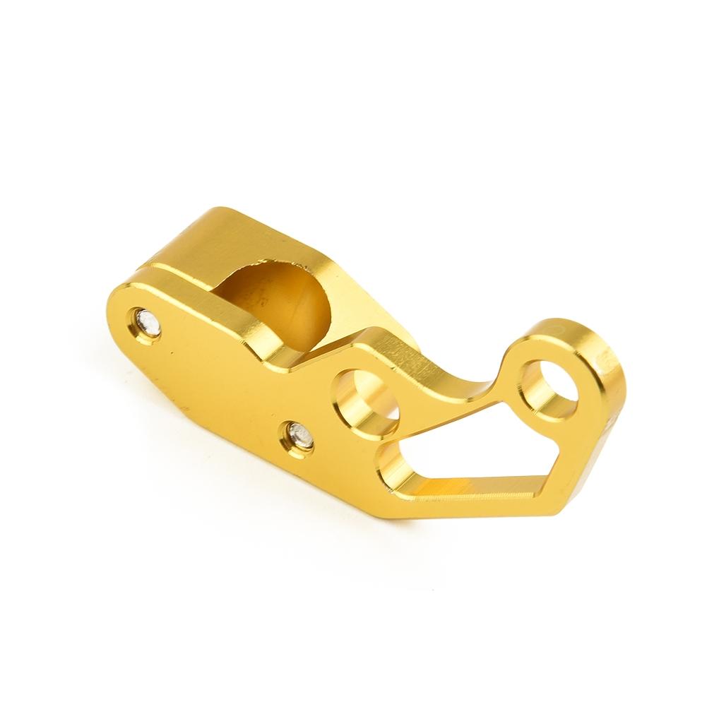 Motorcycle Bikes Modified Oil Pipeline Brake Line Clamp Protector Black