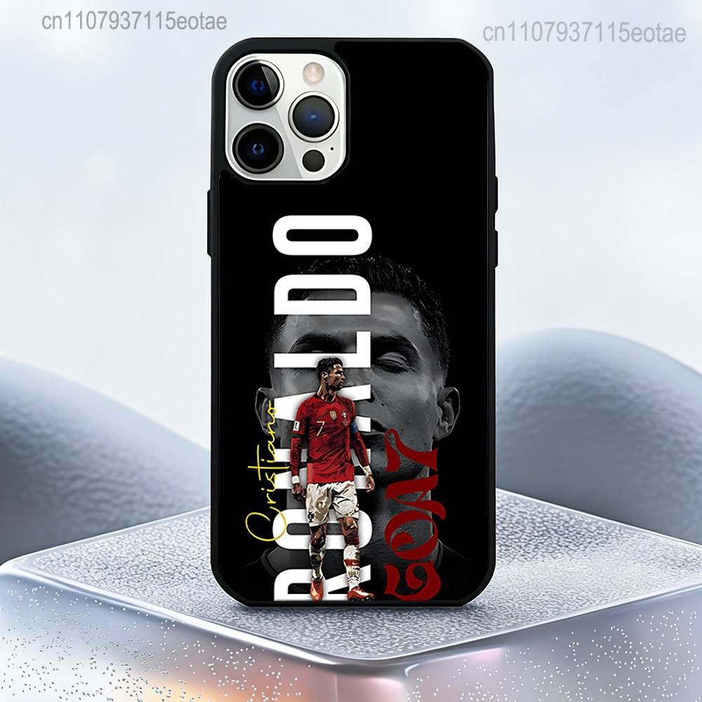 Fußball CR7 R-RoNaldo-ES Magnetisches Kabelloses Ladecase Für iPhone 11,12,13,14,15,16,17,Pro,Max,Plus Stoßfestes Cover