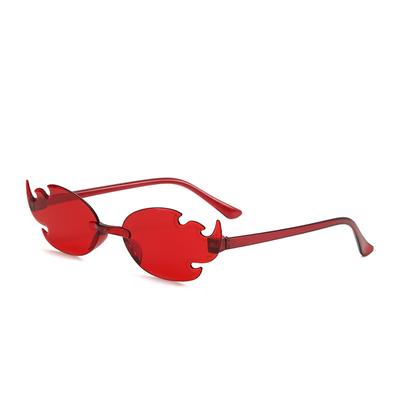 Flame Personality Trend One-Piece Frameless Colorful Ball Party Candy Glasses