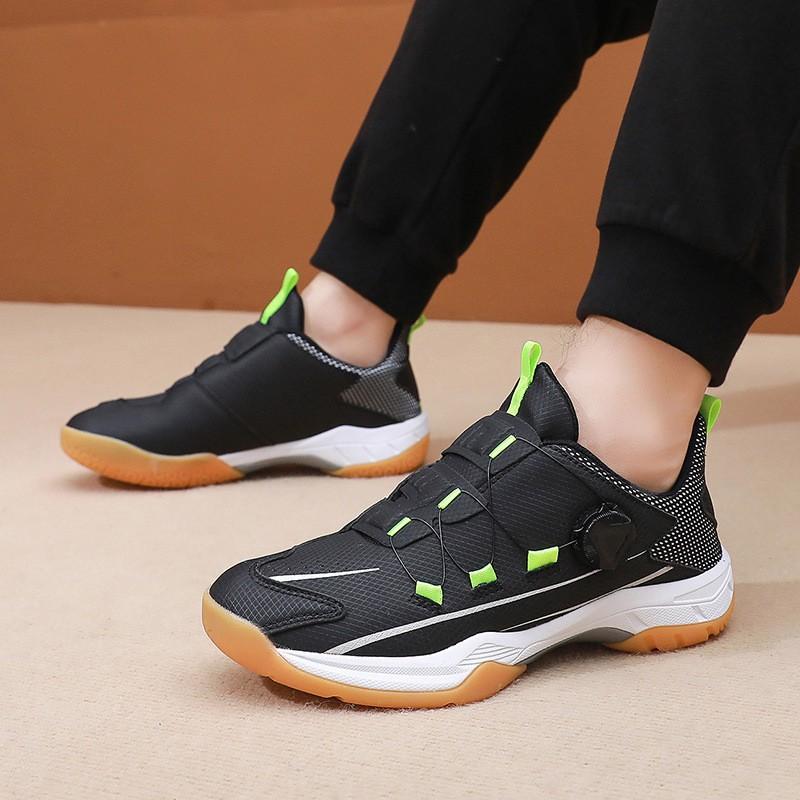 Unisex Badminton Shoes Men Women Lightweight Breathable Training Sneakers With Non-Slip Rubber Sole