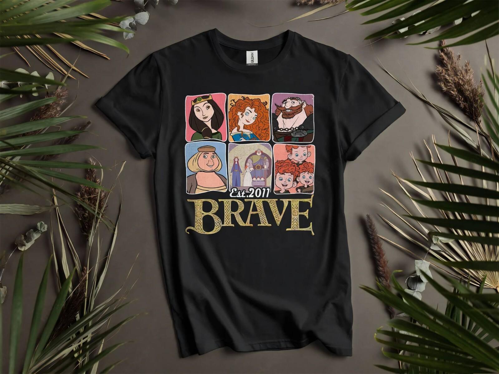 Brave Characters Group Shot Est T-Shirt Mens Womens Tees Top T Shirt Mens Womens Tees Top Men Women Unisex Tshirt K15 S
