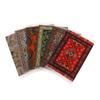 1:12 Dollhouse Miniature Handmade Woven Floor Mat Mini Floor Rug Cover Carpet Weaving Carpets Model Bedroom Home Furniture Decor
