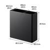 Yamazaki Jitsugyo Film Hook Kitchen Tool Holder Black Main X X H14cm Tower Kitchen Tools All Together Floating Storage 2158 Body Approx. W13.5 D5.5
