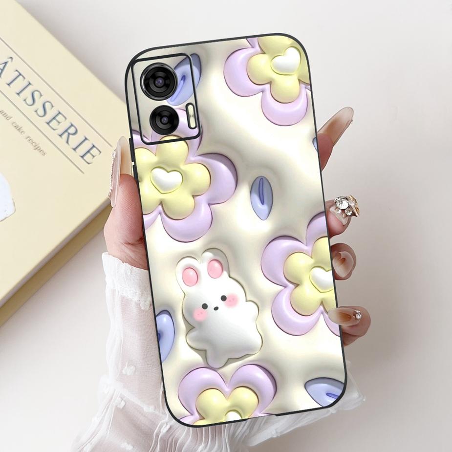 For Motorola Edge 30 LIte Case Cute Panda Cartoon Cover Shockproof Soft TPU Phone Case For Motorola Edge 30 Neo Edge30 Lite Bags