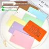 Portable English Word Cards: Hard Cardstock Pocket Ring-Bound Notebook.