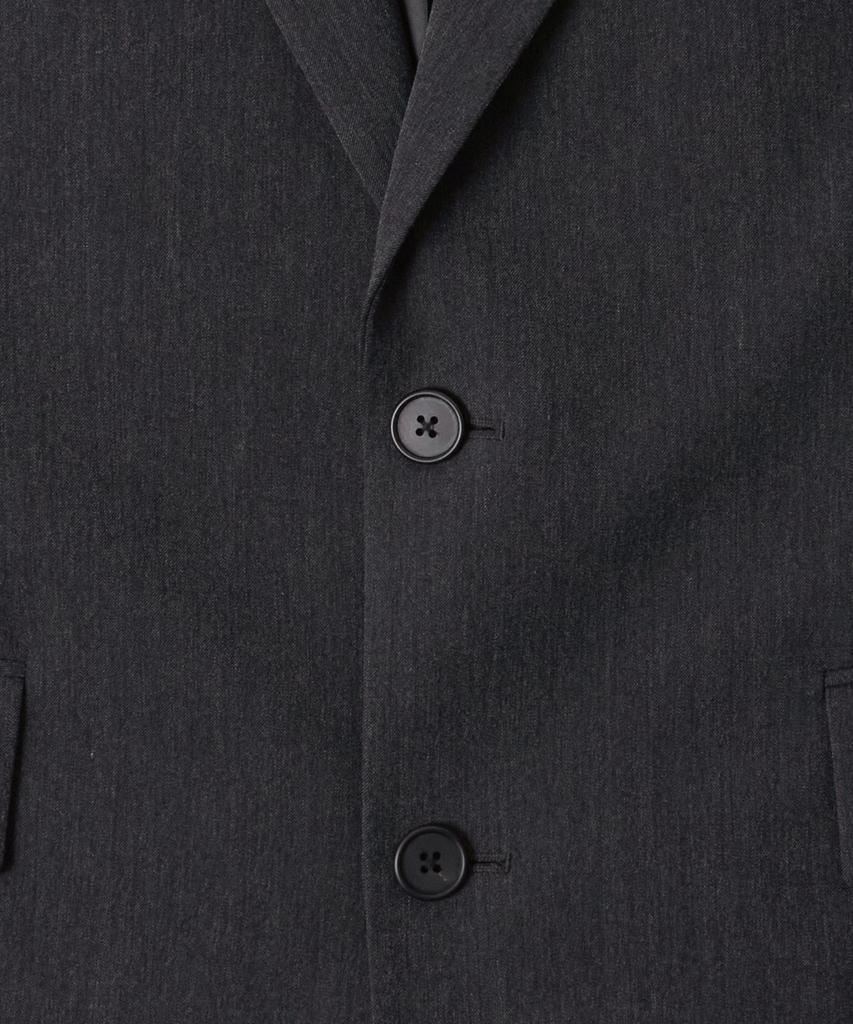 Musinsa Standard Overshoulder Long Blazer [Charcoal Gray]