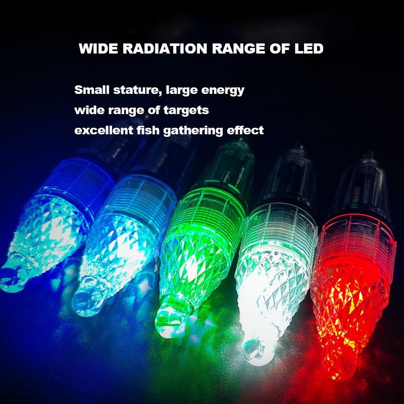 Waterproof Glow Night Fishing Light LED Underwater 12V Finder 180LED Submersible for River Lake Ocean