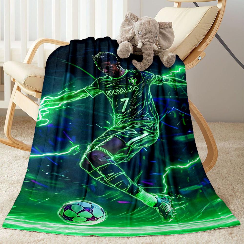 Ronaldo Juventus Legacy Blanket Soft & Cozy Great for Bedding Seaside Bed Four Seasons Universal Modern Style