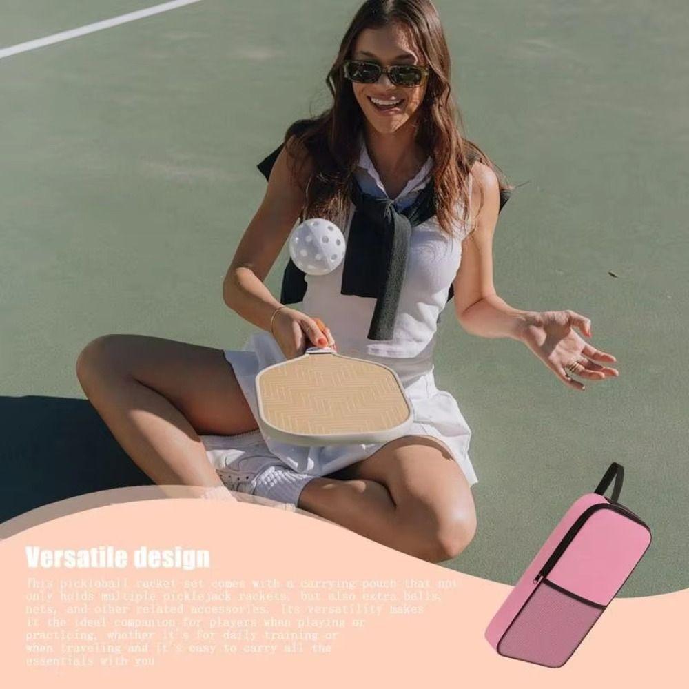 Zipper Closure Pickleball Paddle Bag Waterproof Pickleball Racket Bag  Unisex