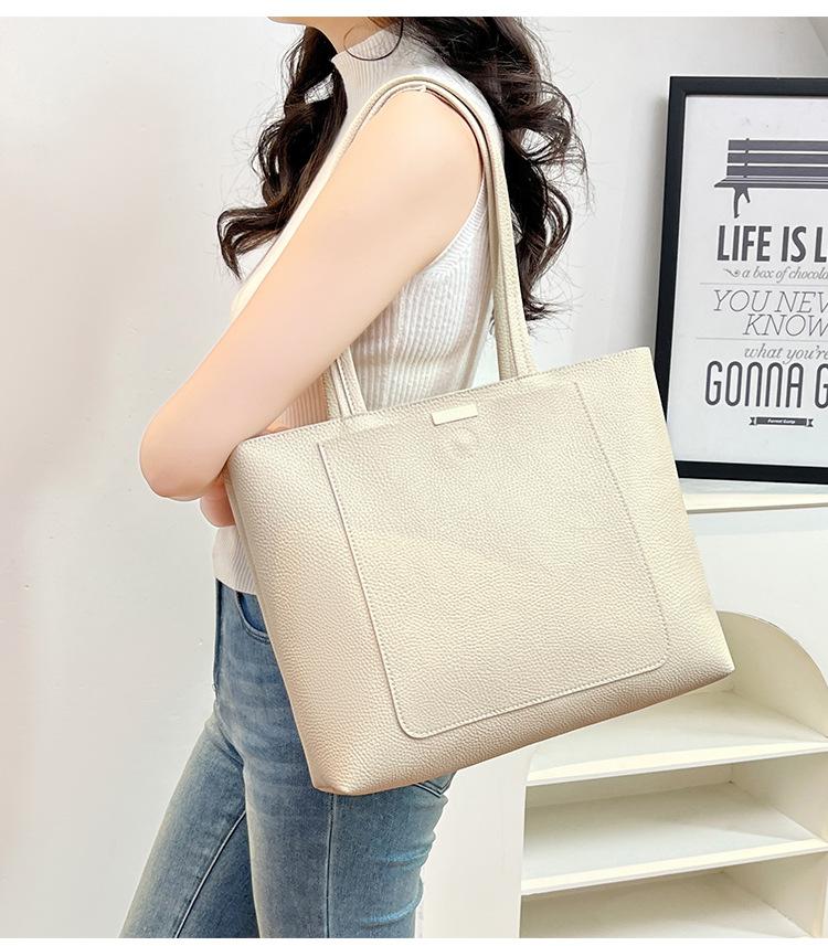 Fashi big totes designer women shoulder bags pu leather Commuter lady handbags large capacity Commuting hand bag bolsas