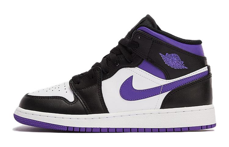 Jordan 1 Mid Dark Iris GS 554725-095 36