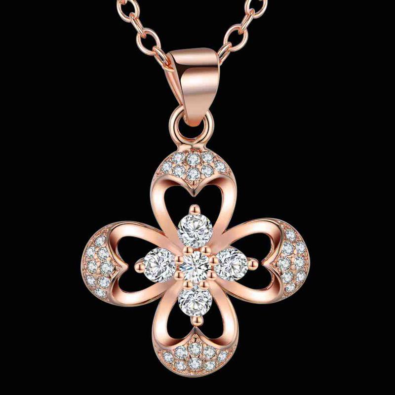 Versatile Rose Gold & Silver 925 Necklace