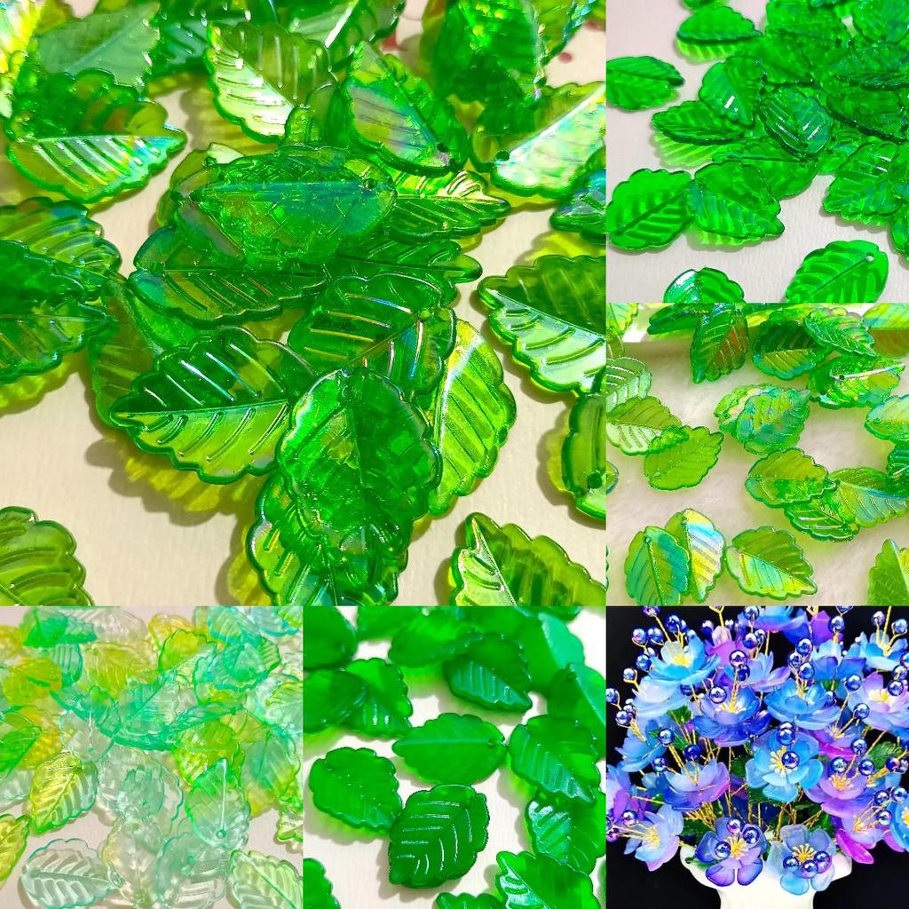 Simulated Plated Phoenix Flower Jewelry: Artificial Strawberry Leaves Headdress Beading Accessories