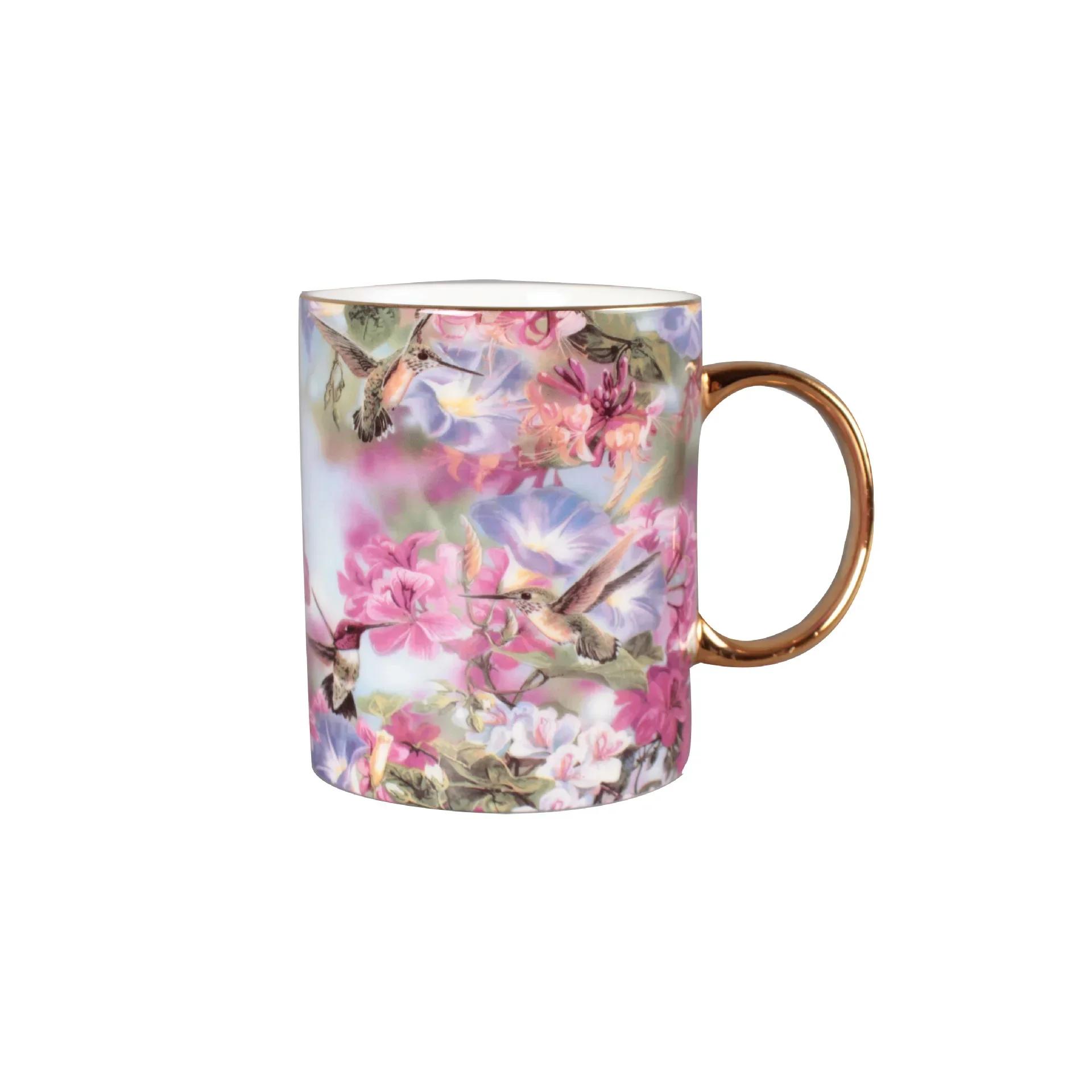 

Кружка для кофе из костяного фарфора, большой емкости, подарочный набор, чашка для послеобеденного чая, блюдце, керамические чашки, стакан для воды, высокие чашки 200ml