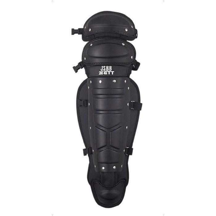 ZETT Soft Baseball Leg Guards Black BLL3200B