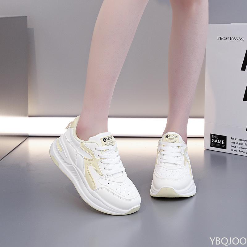 Fashion Women's Fashionable Versatile Spring Autumn Flat Thick Shoes Spring New Casual Comfortable Sports Shoes Breathable Sneakers