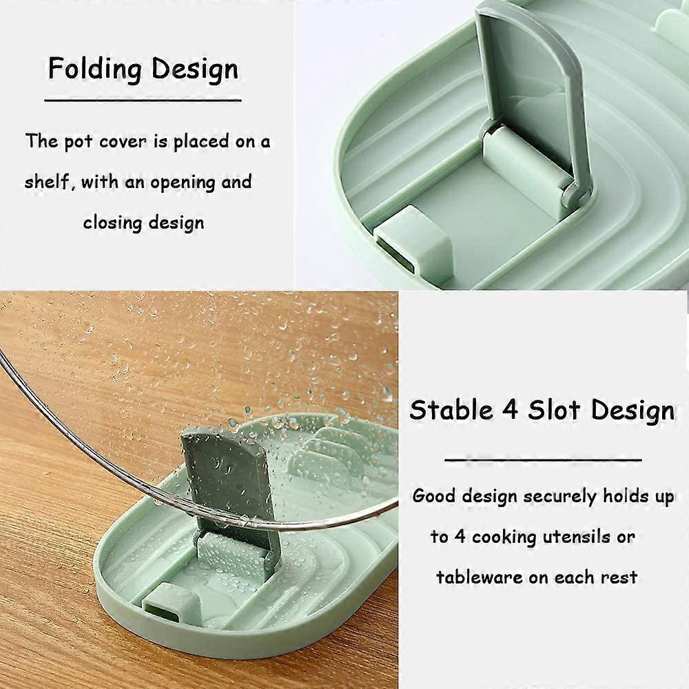 Cooking Rack Dish Organizer Pot Lid Rack Spoon Holder Kitchen Accessories