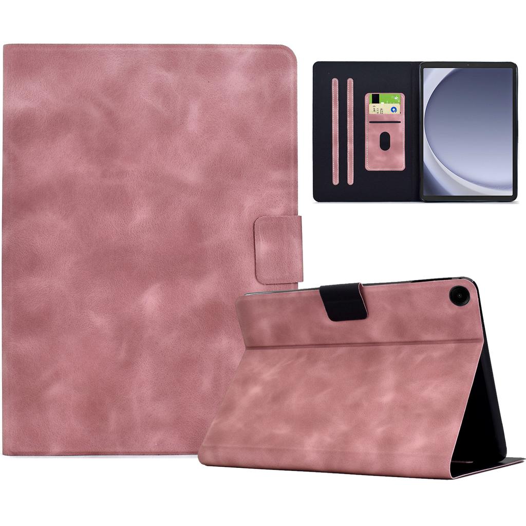 For Samsung Galaxy Tab A9 Case PU Leather Tablet Cover with Card Slots