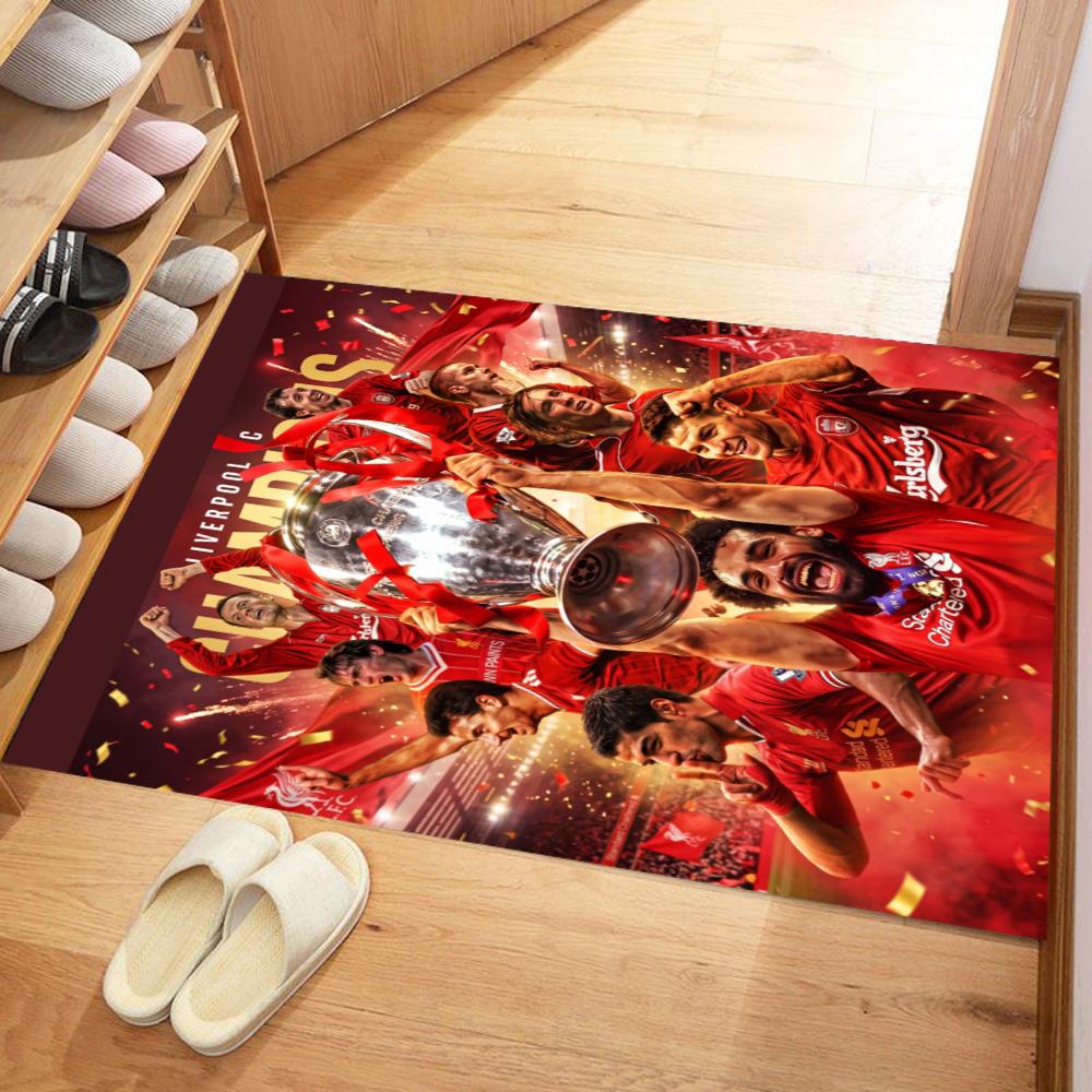 Liverpool Football Club Floor Rug Office Rug Suitable For Entryway Decorate Room Study Room Kitchen Antislip Carpet Office Home Decor