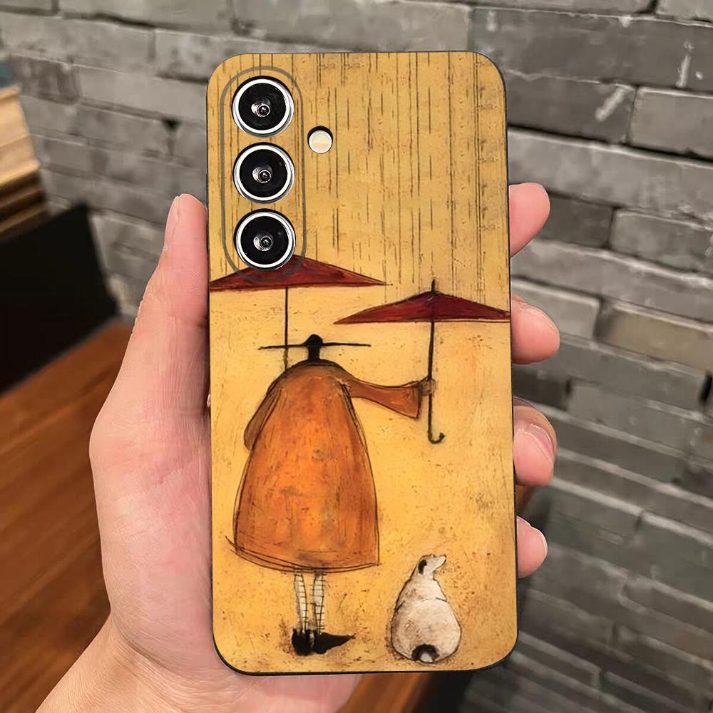 Sam Toft Art Abstract Landscape Phone Case For Samsung S26 S25 Edge S24 S23 S22 S21 S20 Ultra Plus Fe Galaxy Silicon Cover