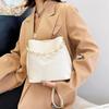 Single Shoulder PU Leather Handbag Handbag Chain Crossbody Bag Portable Women Bucket Bag  Daily