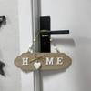 Decorative House Sign with Bow Knot Decor Letter Print Hanging Sign Versatile Door Welcome Sign Home Decoration