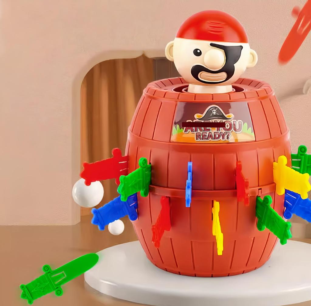Pirate Barrel Kids Toys Parent Child Interactive Board Games Trick Sword Barrel Mr