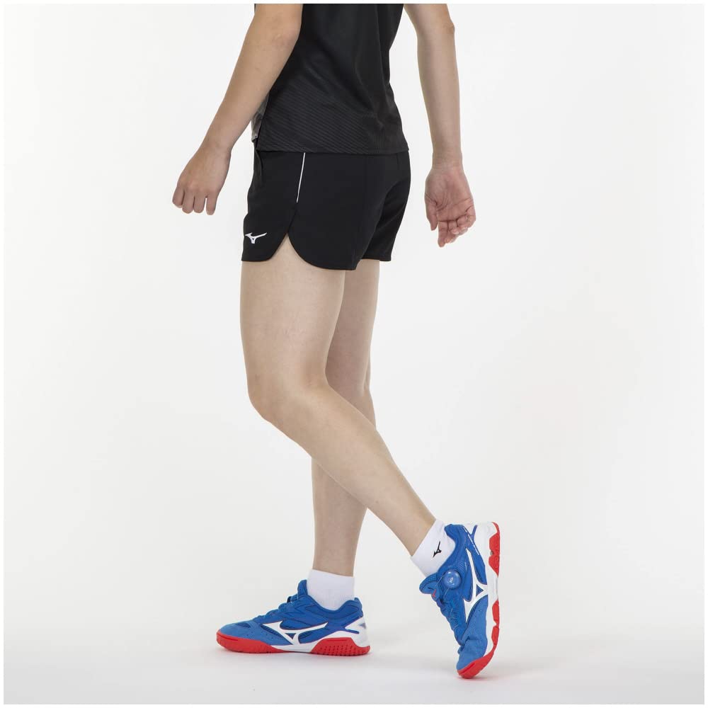 Mizuno JTTA 82JB9204 Jeu de Tennis de Table Taille M vers Taille Japonaise Pantalon Femme, Standard, Évacuation de la Transpiration, Séchage Rapide, Noir, (Équivalent M)