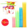 16 Pack Seal Lock Stick Food Seal Storage Bag Clip Plastic Rod Seal Clip