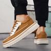 Fashion Niche Design Casual Low Top Thick Soled Shoes for Men 2025 Autumn Fashion Trend Versatile Comfortable Non Slip Platform sneakers