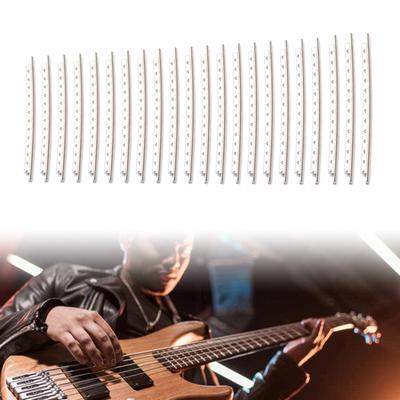 22Pcs Stainless Steel 2.5mm Width 22 Frets Guitar Fret Wires Fretwire Sets for Electric Guitar Bass Guitar Fingerboard