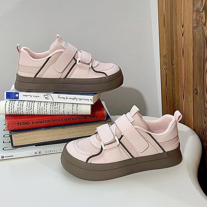 

Мода 2015 Американские спортивные и повседневные туфли на мягкой подошве на липучке, Новые высококачественные кеды для девочек BE-6787 40 розовый