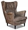 ARI Scandinavian Family Furniture Wing Chair, Flamed Brown, ADVISORY OFFICE