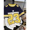 Summer Fashion Letter Printed Round Neck Women's Basic T-shirt Short Sleeved Men's T-shirt Top