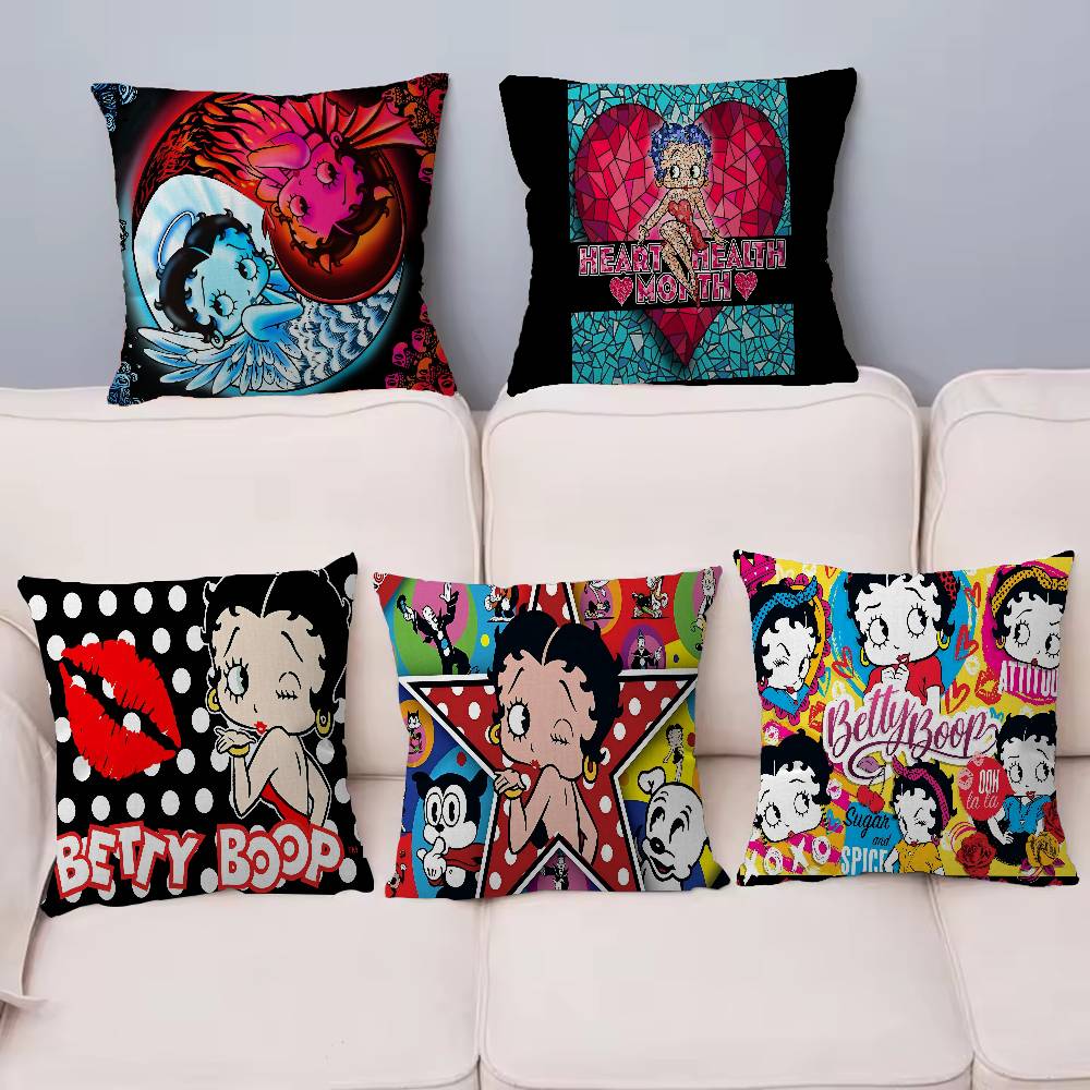B-Betty Doll B-Boop Girl Pillowcases Home Bedding Decorative Pillow Cover Wedding Super Soft Pillow Case