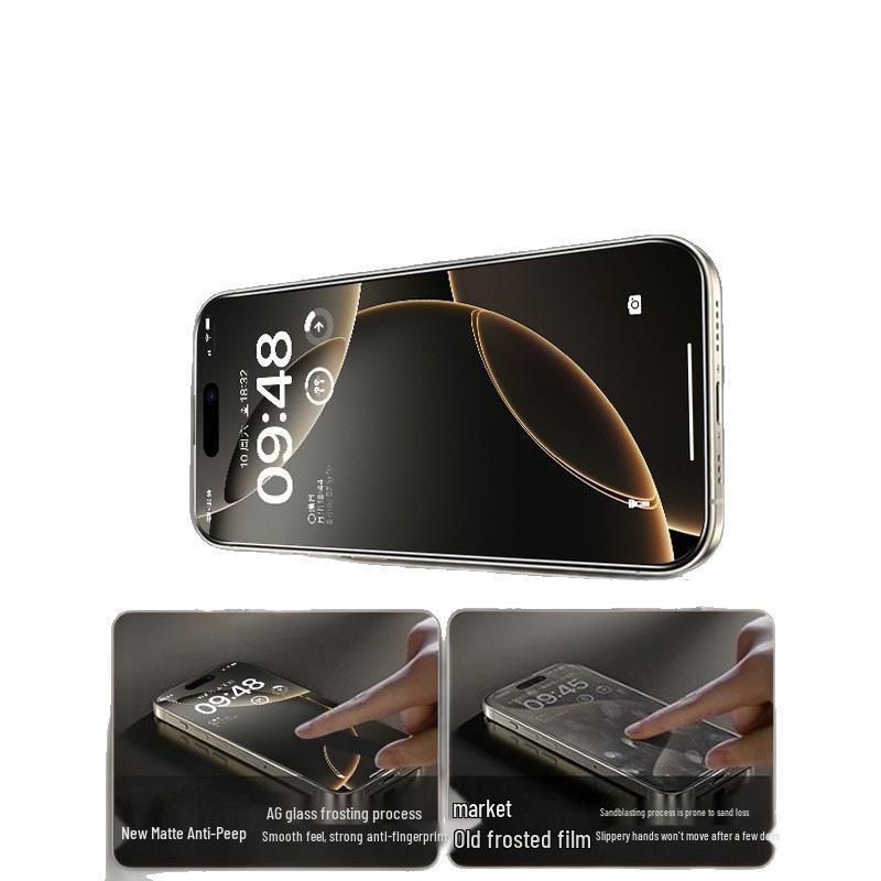 2025 Apple ProMax Privacy Tempered Glass Screen Protector - Blue Light Filter & Anti-Drop