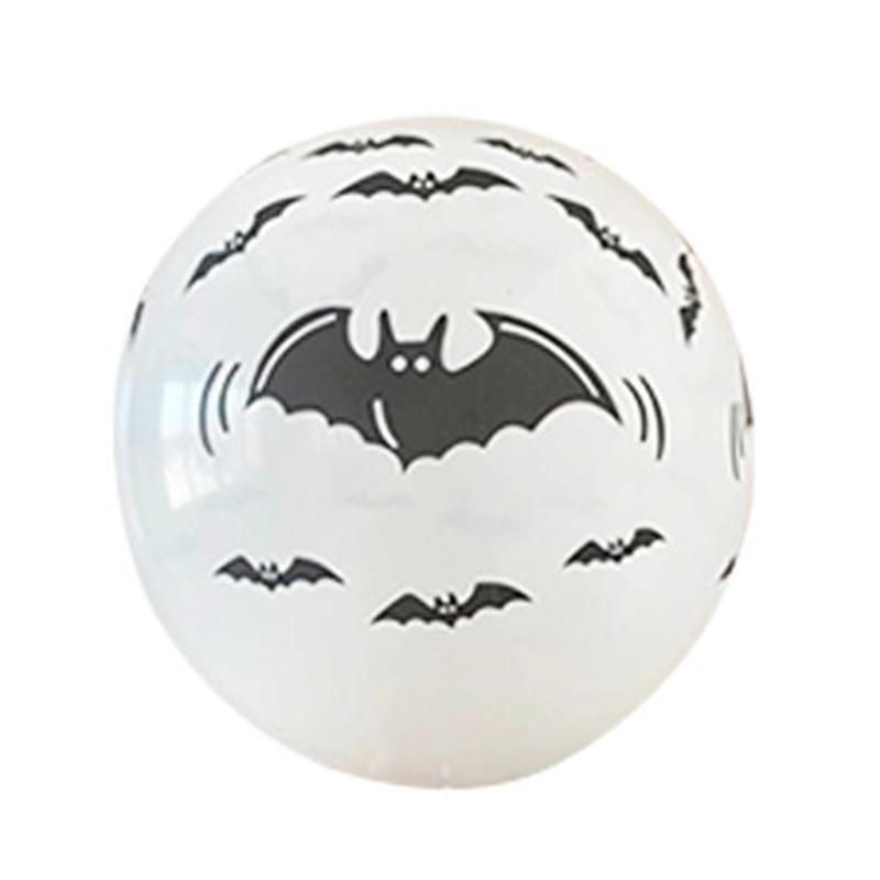 12 Halloween Themed Balloons Ghost Festival Latex Balloons Holiday Themed Party Decorative Balloons