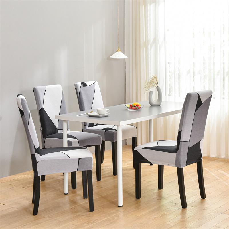 Dining Room Chair Covers Set Of 1/2/4/6Pieces, Removable Washable Chair Covers For Dining Chairs Stretch Parson Chair Slipcover