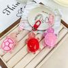 Cute Glow in The Dark Turtle Keychain for Women Girls Backpack Pendant Colorful Tortoise Keyring Student DIY Accessories Gift