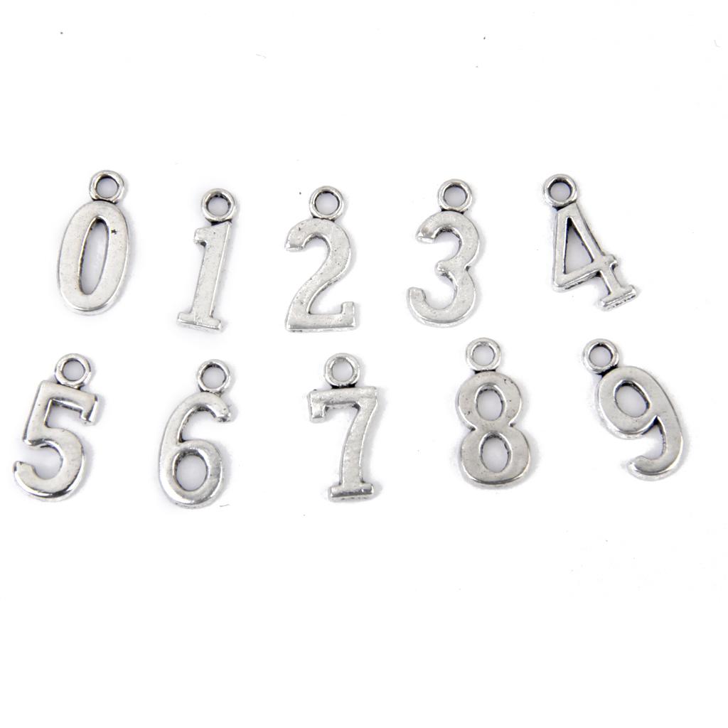 400 Pieces Numbers 0-9 &