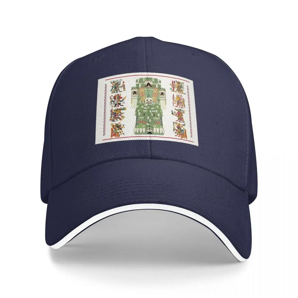 Coatlicue - Aztec Mother Goddess Codex Borgia Style JP Baseball Cap Fashion Beach Golf Women Men's
