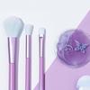 6PCS/SET Purple Makeup Brush Fiber Bristles Makeup Brush Powder Puff Eye Mask Loose Powder Brush