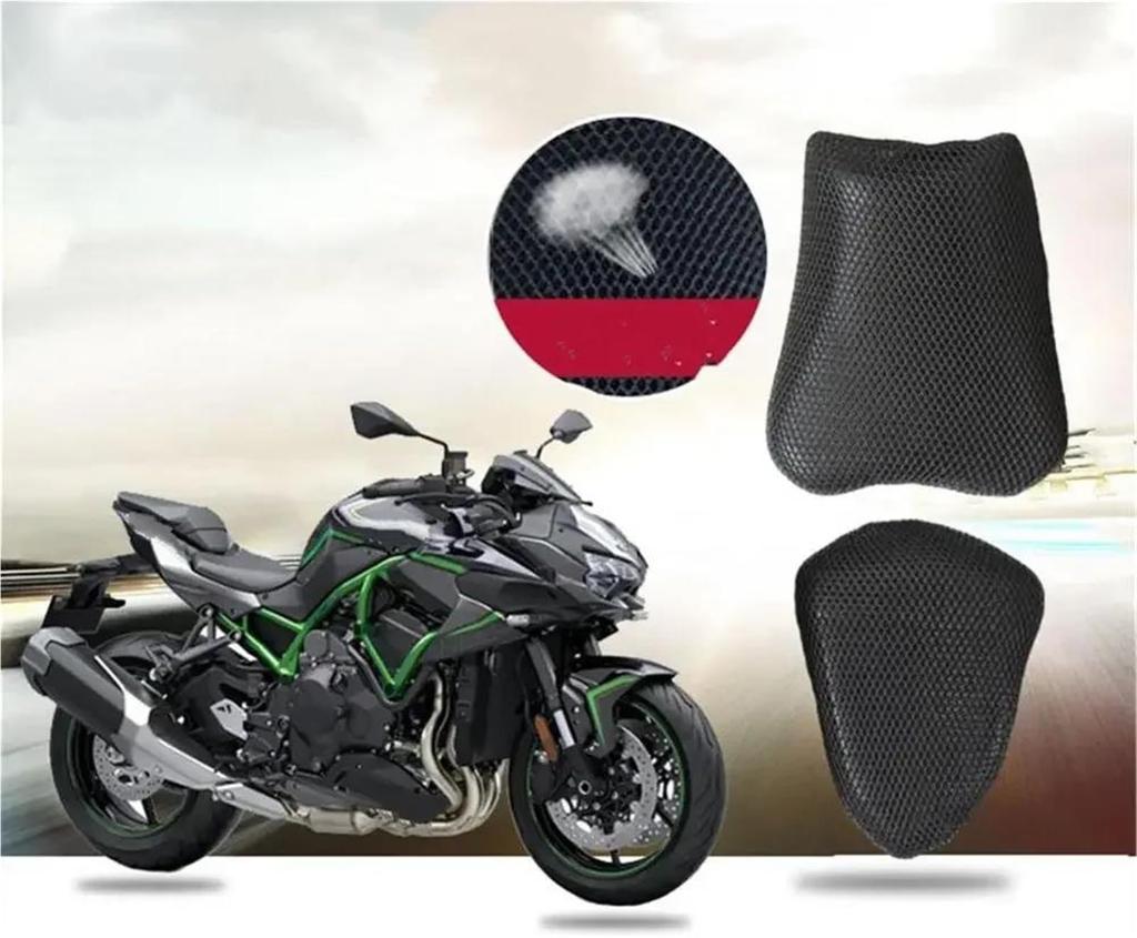 Motorcycle Mesh Seat Cover Cushion Guard Waterproof Insulated Breathable Net Fit Kawasaki ZH2 ZH2 2019 2020 Accessories Saddle Seat