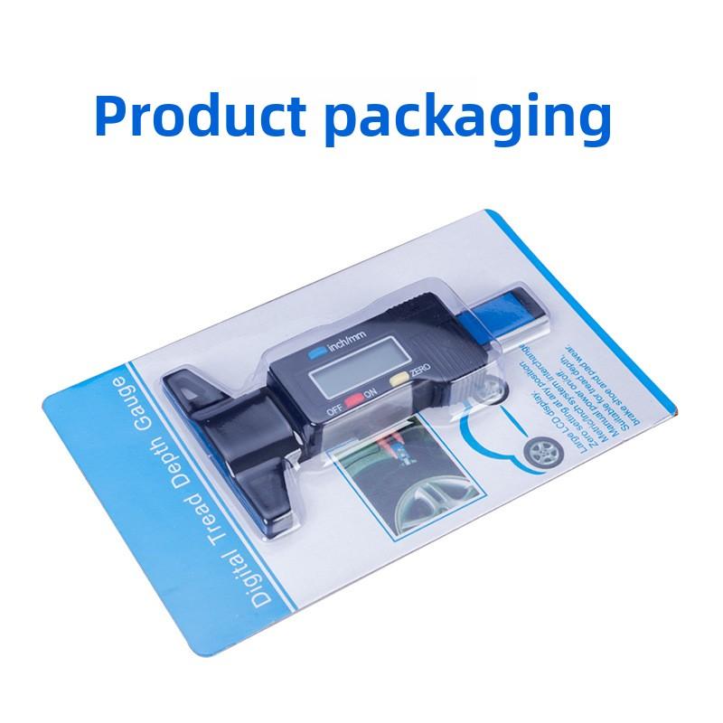 Display Depth Ruler Tread Gauge Tire Pattern 0-25mm Caliper Electronic Measurement Detector