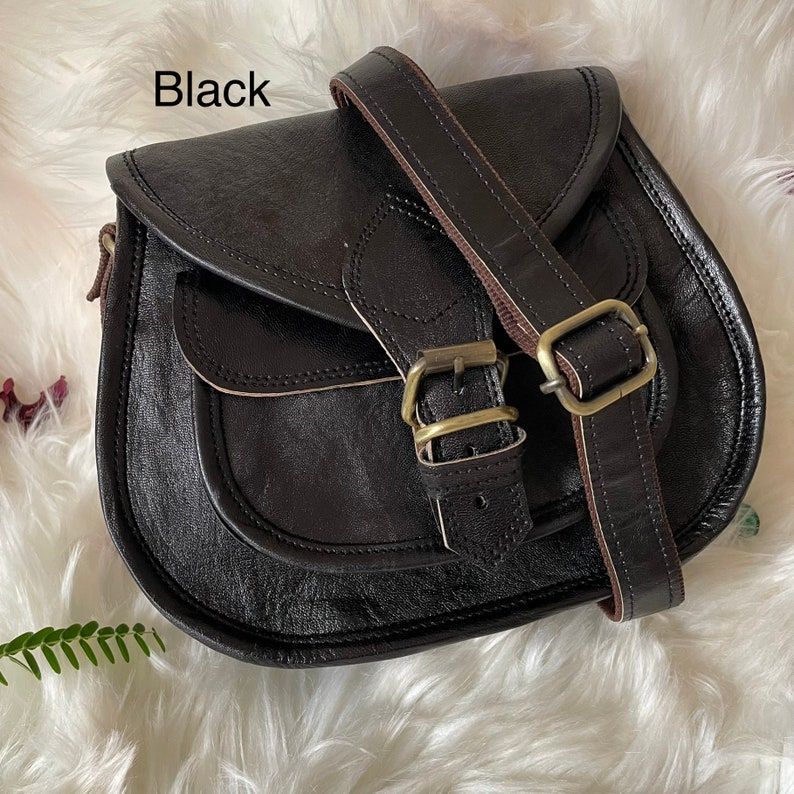 Leather Saddle Bag Christmas Gift Crossbody Bags Women Purses And Bags Halloween Gift Leather Purse Women Cross Body