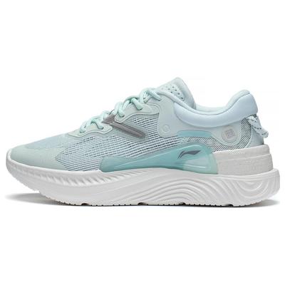 Li Ning Spark Lite Slip Resistant Abrasion Resistant Low Top Sports Casual Shoes Women's Blue AGLT102-1