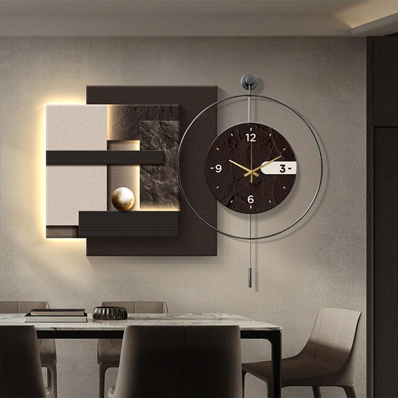 Nordic Luxury Wall Watch Design Fashion Minimalist Simple Silent Creative Clock Wall Aesthetic Interior Reloj Pared Home Decor