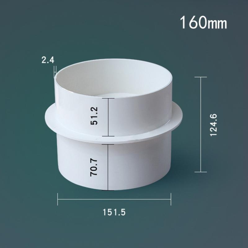 Draft Blocker Damper Ventilation Check Valve Draught Back Shutter For Inline Ducting Kitchen Home Ventilation Grill